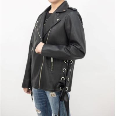 China Wholesale Breathable Waterproof Casual Outdoor Women Outerwear Designer Customized Women Coats Motorcycles Leather Jackets For Women for sale