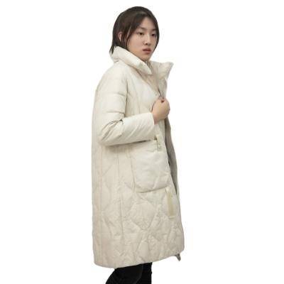 China New Deep Warm Waterproof Winter Down Jacket Women Casual Windproof Long Coats for sale