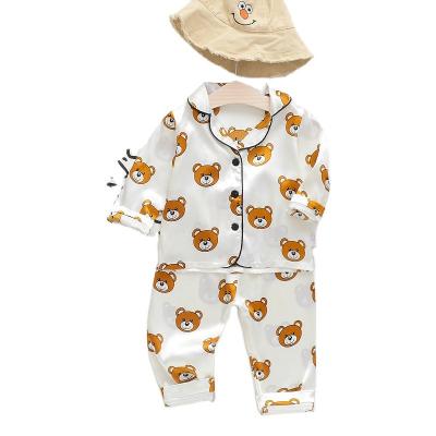 China Thermal Pajamas Boy Summer Spring Pajamas Sleepwear Girls Loungewear Children Kids Soft Comfortable Sleep Wear for sale