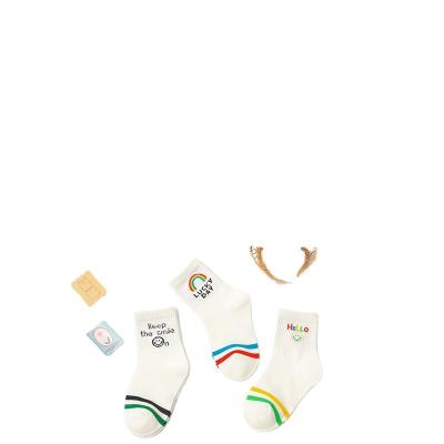 China Comfortable Sporty And Breathable Warm Kids Cotton Customized Socks For Kids for sale