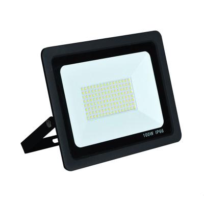 China Black Aluminum IP66 100W LED SMD Flood Lights OEM Pressure Proof for sale