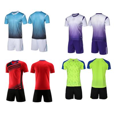 China Quick-drying quality custom promotional football uniform soccer jersey for sale