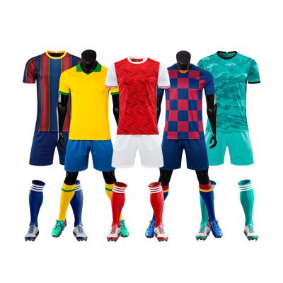 China 2021-2022 Cheap Sport Soccer Jersey Quick-drying Retro Mesh Football Jersey Custom for sale