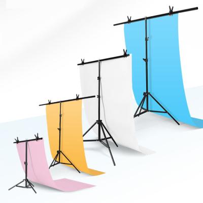 China Light Weight 1.5*2M/2*2M/2.6*2M Photography T Shaped Background Support Stand System For Photo Studio for sale