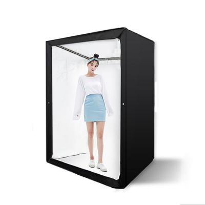 China 120*80*160cm Interesting Mini Photo Studio Box Photo Photography Light Box Socket With LED Lights for sale