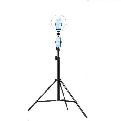 China ABS Ring Light 10 Inch LED Selfie Fill Light with 1.7m Light Stand and Phone Holder for Live Broadcast and Video Shooting for sale