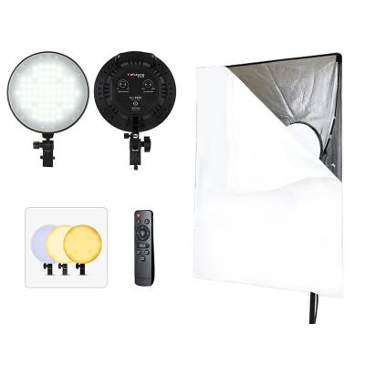 China 2700-5500K Dimmable PORTABLE Light with Softbox Video LED Audio Soft Box Photographic Phootshoot Fill Light for sale