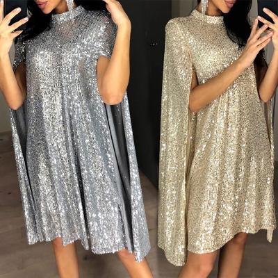 China Anti-Static Women's Fashion Vintage Woman Dresses Sequin Formal Elegant Party Dress for sale