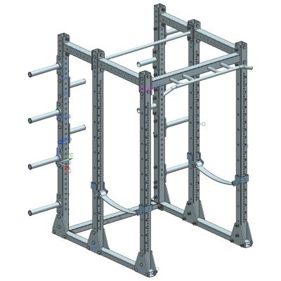 China Universal Power Rack with Safety;Monster Gym Equipment Squat Rack;Multi-Functional Squat Rack for  Full Body workouts for sale