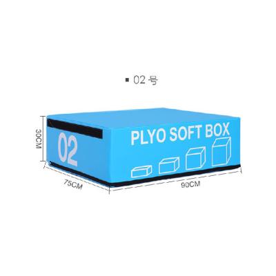 China Fitness Factory Sale Various Plyometric PU Leather Jump Box Set Soft Plyo Box Jumping Plyo Box for sale