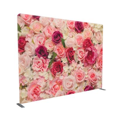 China Lightweight Custom Printing Double Sided Tension Fabric Photo Booth Backdrop Display for sale