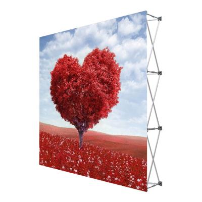 China High Quality Indoor Banner Tension 3x3 Fabric Wall Pop Up Backdrop Display Stand for sale