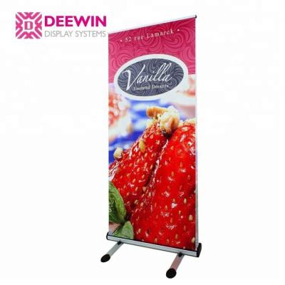 China With board two feet thunder double sided outdoor retractable banner stand roll up banner roll up exhibition display for sale