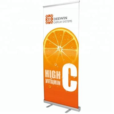 China Model 2 Indoor Hot Selling Budget Banner Roll Up Aluminum Portable Banner Stand for sale