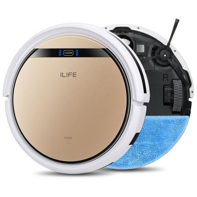 China Hotel ILIFE V5s Pro Automatic Self Charging Daily Schedule Pet Hair Hard Floor Low Vacuum And Pile Carpet Robot Mop for sale