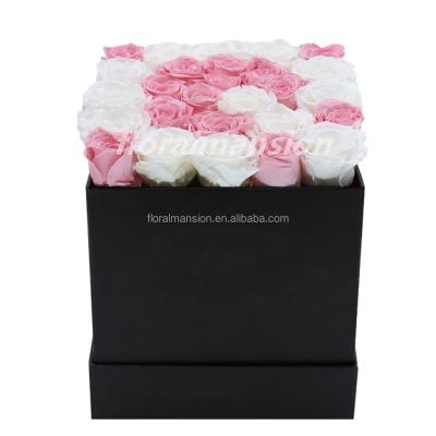 China 2022 Flowerbx Natural Wholesale Product Durable Velvet Touch Gift Set Popular Preserved Rose In Luxury Box for sale