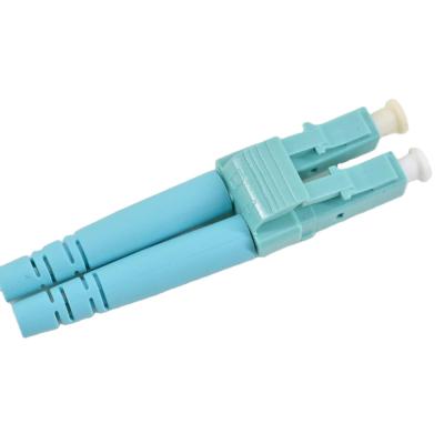 China FTTX LC UPC/APC 0.9 2.0 3.0 Blue SM MM DX SX LC Connectors DX Boot Dust Cap Ferrule Patch Cord Fiber Optic Fiber Optic Connectors for sale