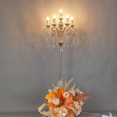 China Wedding 5+1 Pilot Light Wedding Center Decoration Props Landing Road Lamp T Stage Supplies for sale