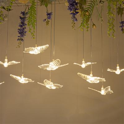 China Romantic Wedding Decoration Butterfly Chandelier wedding light decoration lights decoration events wedding wedding decorations light for sale