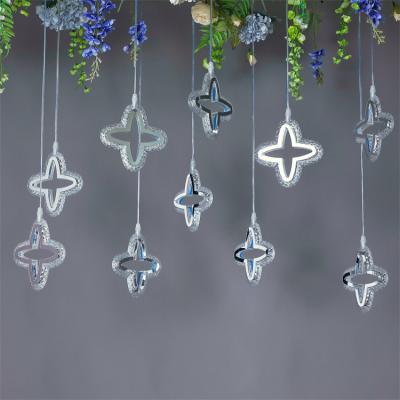 China Wedding Acrylic Four Leaf Chandelier other wedding decorations wedding light decoration decoration for wedding event for sale