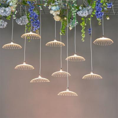 China Romantic Wedding Decoration Dandelion Chandelier wedding decoration wedding light decoration feather wedding decoration for sale