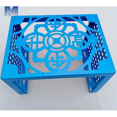 China Outdoor Decorative Aluminium Air Conditioner Cover Ventilating Louver Laser Cut for sale