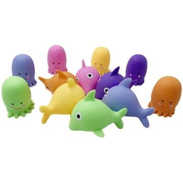 China Toy Amazon Hot Sale Squish Octopus Shark TPR Funny Relaxing Ball Educational Glow In The Dark for sale