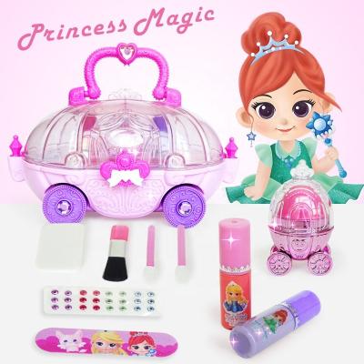 China Amazon Luxury Hot Selling Dressing Table Girls Plastic Beauty Set Makeup Toy For Kids Girls for sale