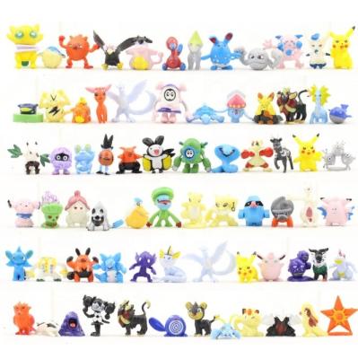 China Hot Selling PVC Toys 144pcs PVC Capsule Mini Action Figures Dolls Funny Plastic Toy for sale