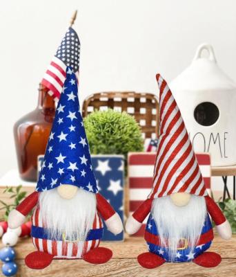 China 2021 National Flag Dolls Sofa Cushion 2021 Decor Dolls Toys Decoration Faceless Earth God Snowman Home Gift Doll for sale