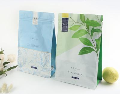 China Waterproof Hot Sale Flower Tea Packaging Design Self Standing Resealable Food Bag for sale