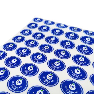 China Waterproof High Roll Logo Custom Printing Label Sales Color Transparent Waterproof Stickers for sale