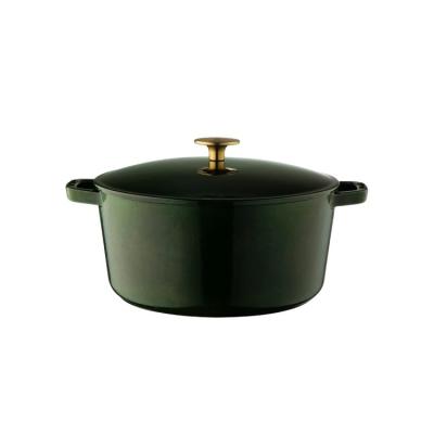 China Sustainable Enamel Cookware Nonstick Pot Casserole Dish Cast Iron Covered Dutch Oven for sale