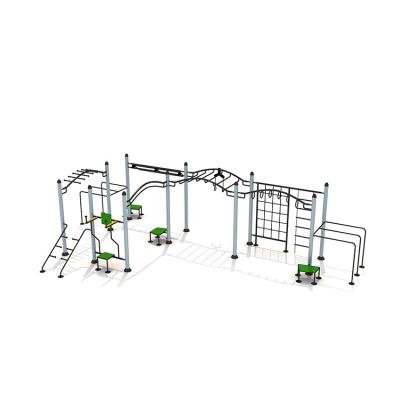 China Strength Exercise Training Recycle Gym Outdoor Fitness Multifunction Gym Equipment 954*540*420cm for sale