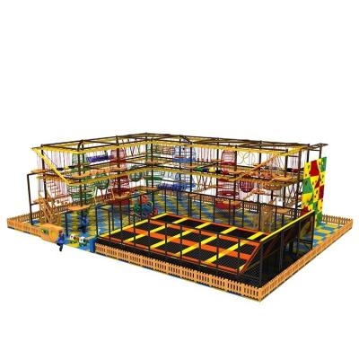 China With Protective Net New Design Cheap Trampoline Park for sale