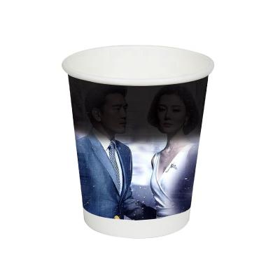 China Biodegradable Color Changing Cup Polyethylene Flexo Printing Paper Cups for sale