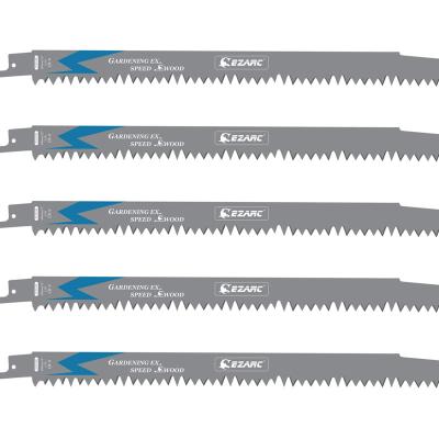 China Course damp wood EZARC Wood Pruning Reciprocating Saw Blade, 12-Inch Sawzall Blades R1231GS 5TPI (5-Pack) for sale