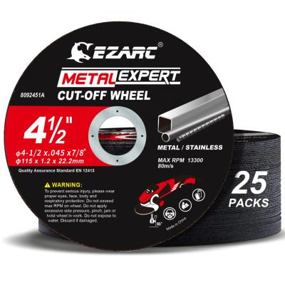 China Ferrous Metals EZARC Cut Off Wheels 25 Pack, 4.5