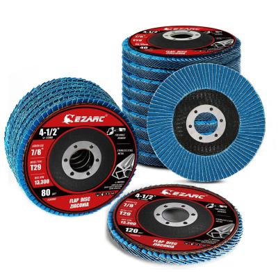 China Widely used for metal or wood EZARC Flap Disc 20 Pack, 4.5