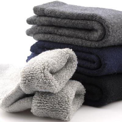 China Winter Casual Terry Socks Crew Fleece Floor Socks Soft Warm Cozy Wholesale QUICK DRY Lady Mens Cold Socks for sale