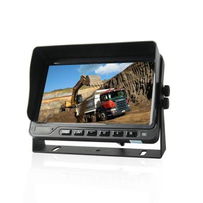 China RGB 12V 24V 32V Digital CVBS AHD Dash Car Video 7 Inch LCD Display for sale