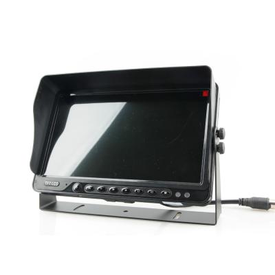 China RGB 10 Inch 4 Channel LCD Caravan Display Dashboard Monitor TFT Rear Color Control for sale