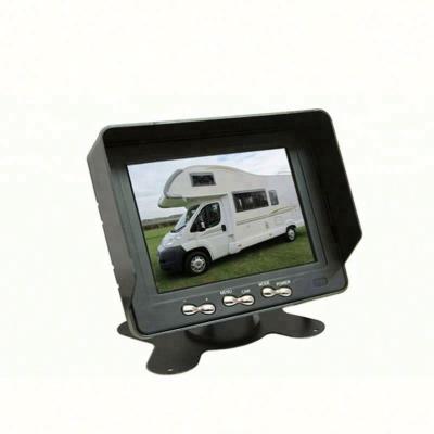 China RGB Dash Mount Car LCD Monitor With 2 Video Inputs 5 Inch Monitor for sale