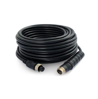 China 8-36V Power Inout Waterproof 4 Pin Extension Cable 1M 3M 5M 10m 15M Or 20M For Car Rear View Reversing Camera for sale