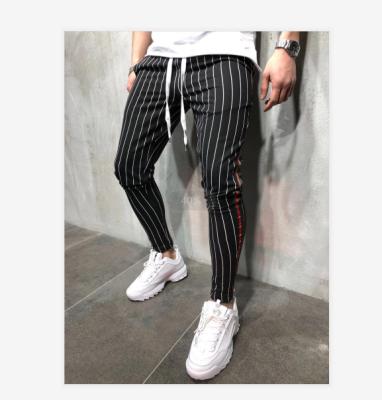 China Anti-pilling sale stripe men's quick-drying pants 2021 new summer hot men's style for sale