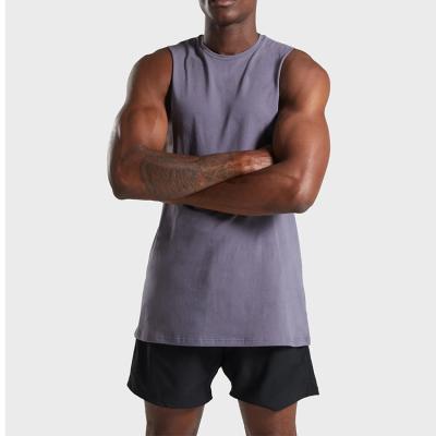 China 2021 Anti-Shrink New Arrive High Quality Critical Drop Sleeve Purple Tank Top for sale