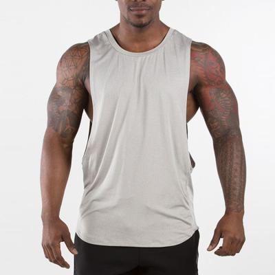 China Anti-pilling crop tops new fashion fitness sports gym tank tops custom made empty men cheap wholesale for sale