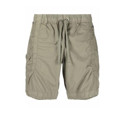 China OEM new design Anti-wrinkle fashion custom logo drawstring cargo pocket shorts men cotton shorts for sale