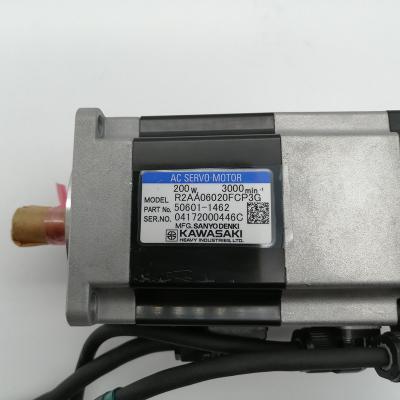 China Industrial Robot High Qualify 200W Kawasaki Robot AC Servo Motor 50601-1462 R2AA06020FCP3G for sale