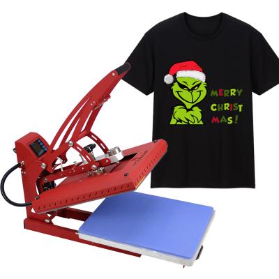 China Garment Shops mecolour Heat Press Machine Automatic Open Tray 16x20 Size For Custom Christmas T-shirt for sale